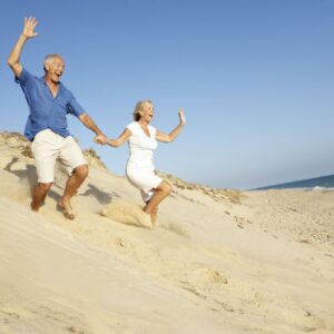 Two happy seniors enjoying retirement