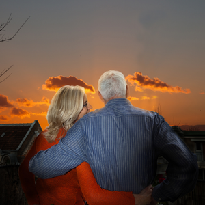 Couple enjoying the sunset. Fixed Annuity for Retirement Income could be a great forward thinking plan.