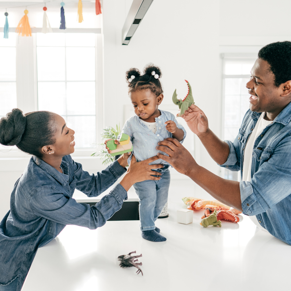 Parents giving what their daughter needs