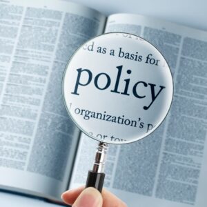 Understanding the Different Types of Life Insurance Policies Available: A picture of a magnifying glass looking at the word POLICY